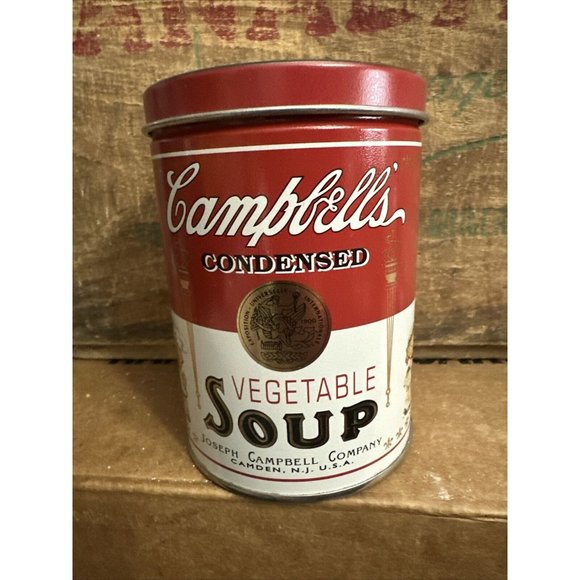 Campbell's Other - VINTAGE CAMPBELL'S VEGETABLE SOUP CAN BANK